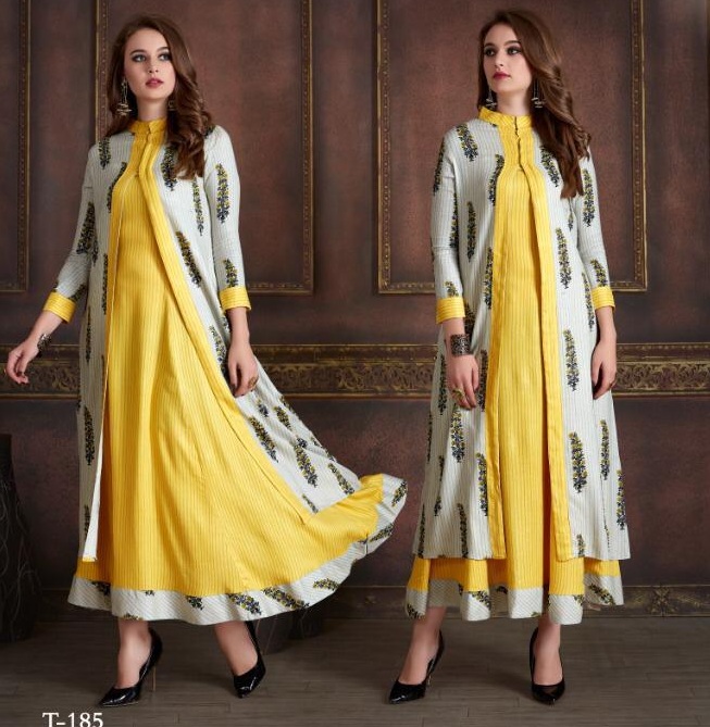 Party wear hot sale indo western kurtis